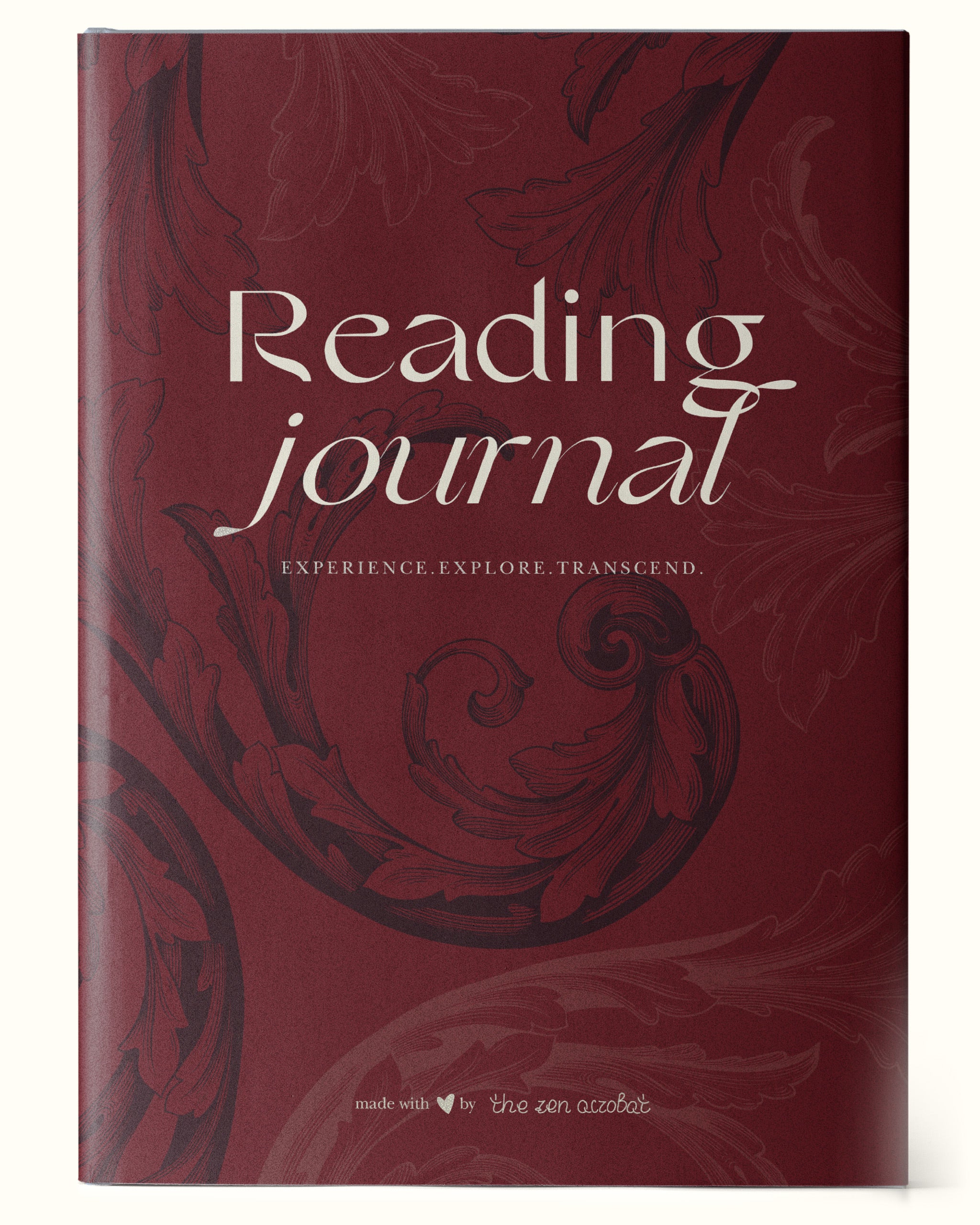 reading journal and book tracker
