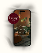 lazy day iphone design depicted