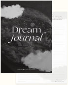 printable dream journal, feel, sense, intuit, shown on a white background